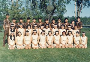 The 1967 Glee Club, ready for Expo, Portage la Prairie Indian Residential School.