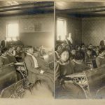 Class at the Mount Elgin Indian Institute, 1909.