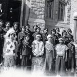 Girls' choir, 1935 provincial champions.