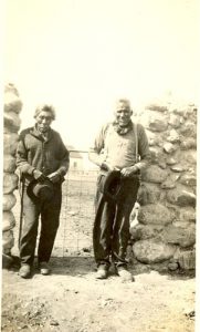Two elderly men, Norway House, 1925.