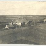 The farm buildings and some of the fields ready for seeding, Spring 1910