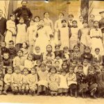 Staff and students of the Methodist school, Port Simpson., 93.049P/142