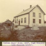 Boys' Home and mission house, Port Simpson.