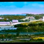 Panorama of Brandon Industrial Institute, hand coloured