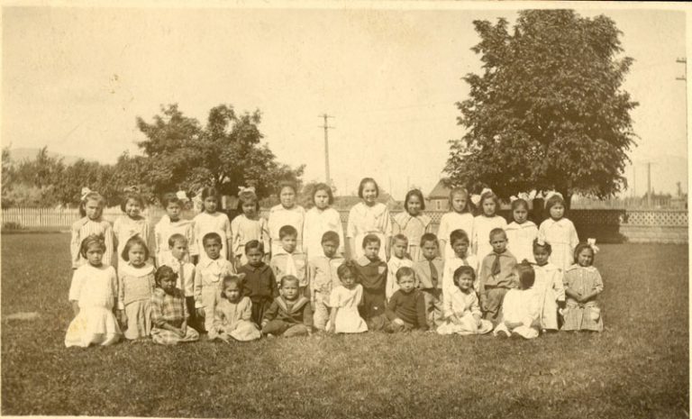 [Children under 10 years old, Coqualeetza Residential School.] – The ...