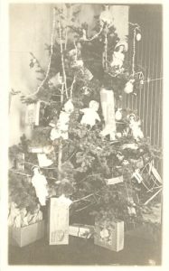 Christmas Tree, Morley Indian Residential School, circa 1900.