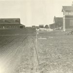 The barn and some houses, Edmonton Indian Residential School.