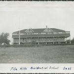 Exterior view of File Hills Residential School building